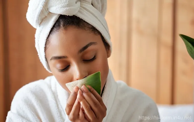 민감성 피부 관리 - **Prompt 2: Choosing Gentle Skincare Products**
    "A bright and clean shot of a person (gender-neu...