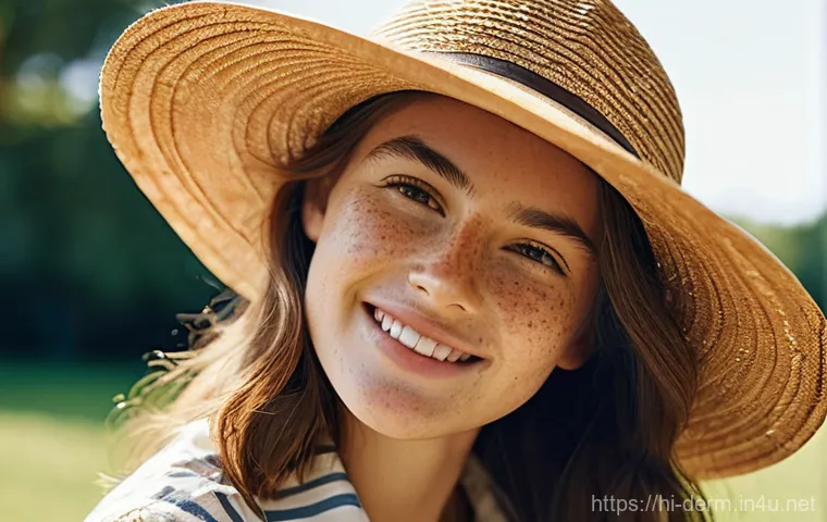 기미와 주근깨 차이 - **Prompt for Melasma Awareness:**
    "A candid, well-lit portrait of a woman in her late 30s to ear...