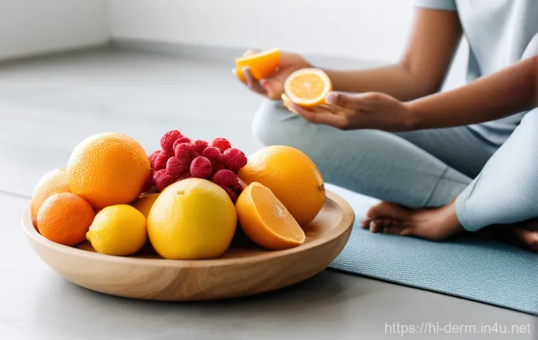 기미와 주근깨 차이 - **Prompt for Freckles and Sun Protection:**
    "A vibrant outdoor shot of a young adult, possibly i...